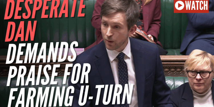 Treasury Minister Moans That Labour Is Still Being Criticised Over Farm Tax Despite U-Turn – Guido Fawkes