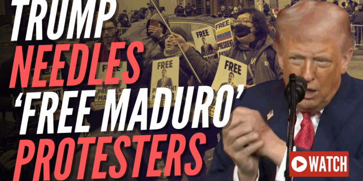 Trump Mocks Leftist ‘Free Maduro’ Protesters – Guido Fawkes