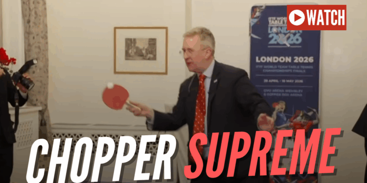 WATCH: GB News’ Christopher Hope Plays Ping Pong Live On-Air in Beijing