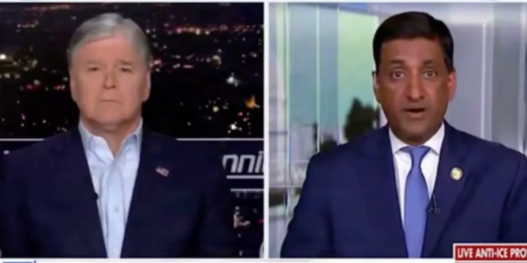 ‘You Didn’t Get Off Your A*s!’: Sean Hannity, Ro Khanna Battle Over Democrats’ Anti-ICE Rhetoric