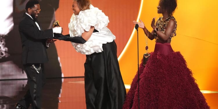 Kendrick Lamar wins best rap album Grammy Award after electric show opening