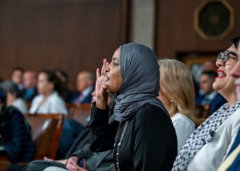 Ilhan's Latest Stunt Backfires – Her ICE-Harassing Guest Arrested After Defying Police at Trump's SOTU – Twitchy