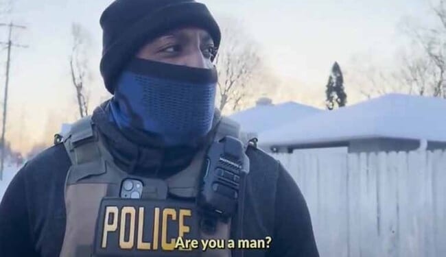 Black ICE Agent Hit With Racial Slurs After Asking Trans Agitator, ‘Are You a Man?’ – Twitchy