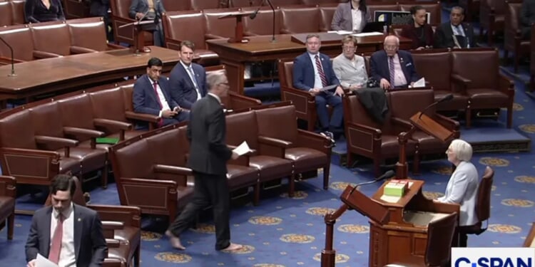 Boomer Dem Congressman Jared Huffman Walks Around House Floor Barefoot To Honor Dead Rock Star
