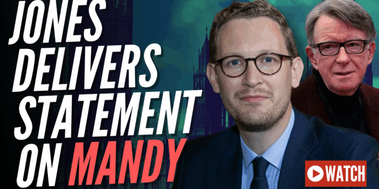 Darren Jones Delivers Commons Statement on Mandelson – Guido Fawkes