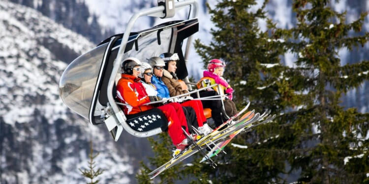 Dramatic Video Shows Child Dangling, Falling From Ski Lift in California [WATCH]
