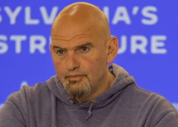 Fetterman Brushes Off Backlash After Shaking President Trump’s Hand At SOTU [WATCH]