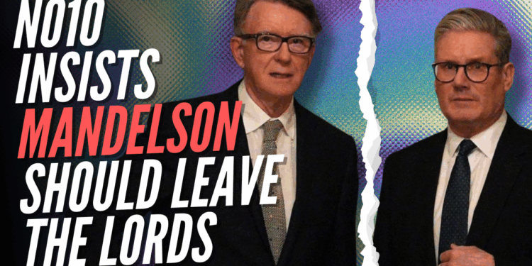 Mandelson Shouldn’t Be a Peer, But We Don't Have Power to Boot Him – Guido Fawkes