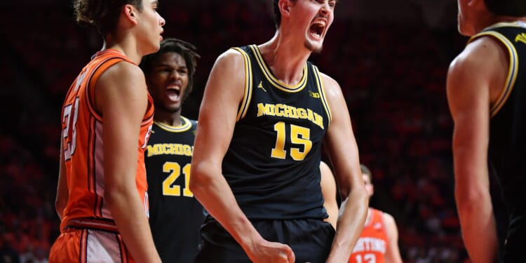 Michigan Clinches Big Ten Crown in Champaign as Morez Johnson Jr Beats His Old Team