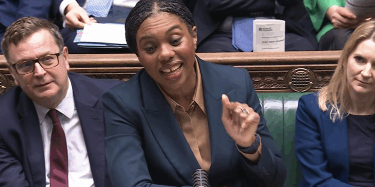 PMQs Badenoch says Labour is now known as ‘the paedo defenders party’