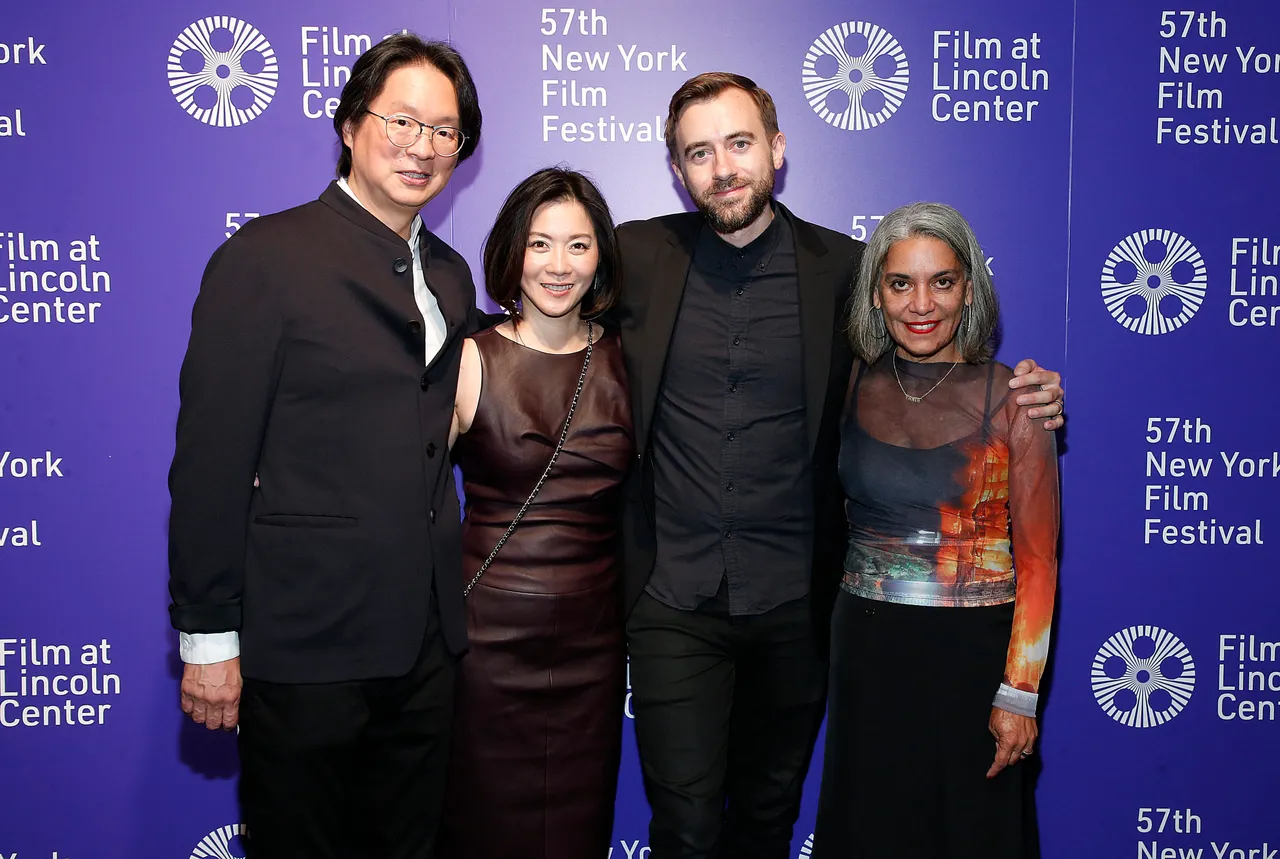 Jess Ting, Michelle Koo Hayashi, Jeffrey Johnson and director Tanyia Cypriano poses during the film 
