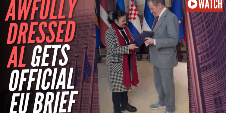 WATCH: EU Ambassador Gives Alastair Campbell ‘Official Folder’ to Help His Rejoin Project