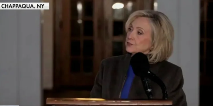 Watch Hillary Clinton Flee After Reporter Asks Why Ghislaine Maxwell Attended Chelsea’s Wedding