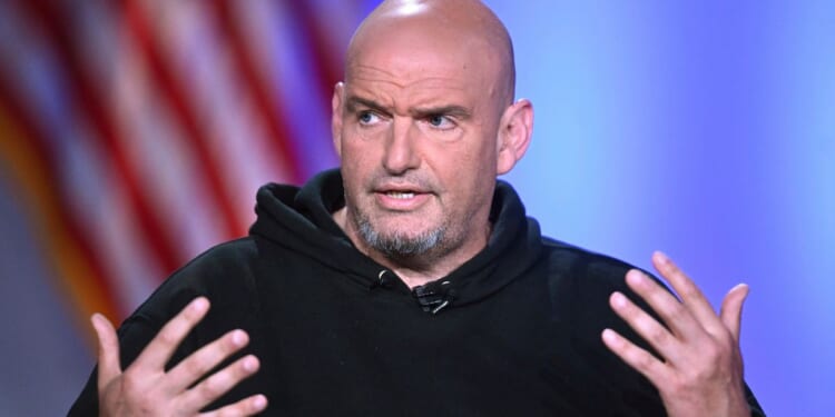 John Fetterman, Pa. Democrat, stands with Trump after strike on Iran, breaks with fellow Democrats