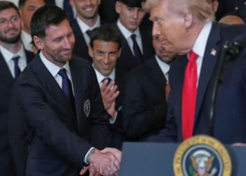 Messi, Inter Miami feted by Trump at the White House