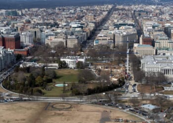 The White House wants to build an underground center to provide security screening for visitors