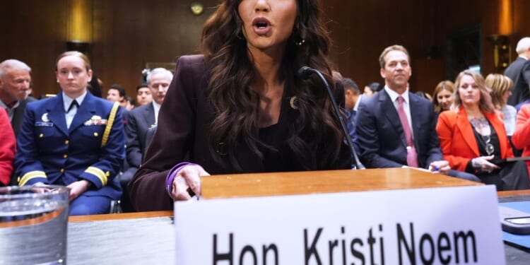Democrats ask Justice Department to probe Noem for ‘perjury’ over Trump’s knowledge of contracts