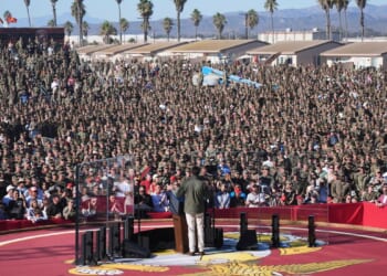 Military report says ‘one in a million’ live fire malfunction rained shrapnel on California highway