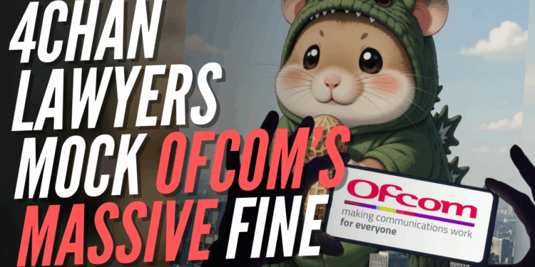 Ofcom Fines 4chan £520,000, Lawyer Responds With Picture of Giant Hamster – Guido Fawkes