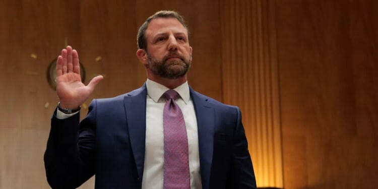 Senate Confirms New DHS Secretary Markwayne Mullin As Democrats Continue Funding Blockade