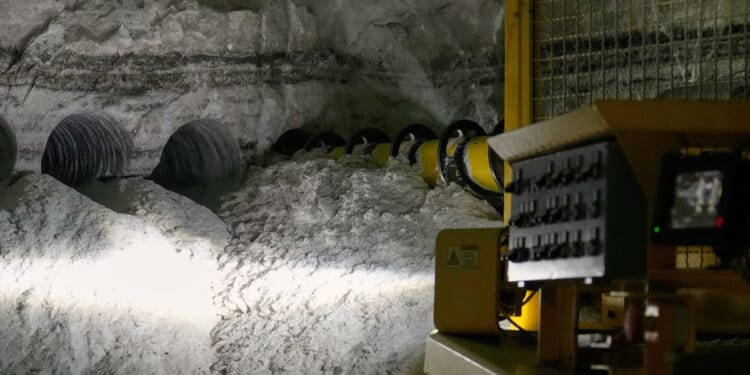 One of the largest salt mines in the world exists under Lake Erie