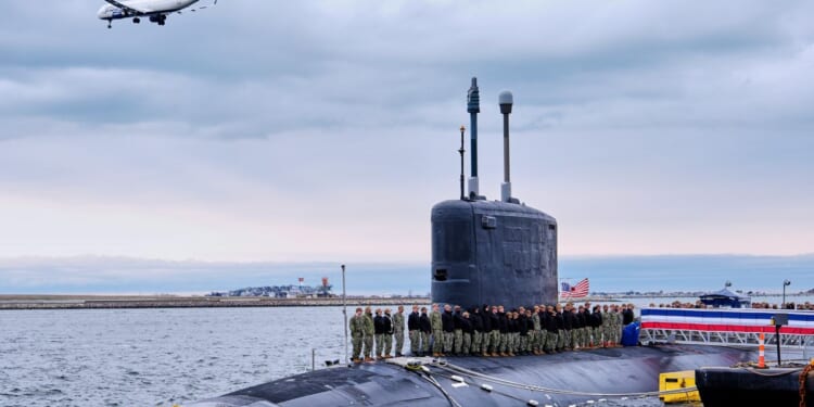 First submarine named after Massachusetts joins the Navy fleet