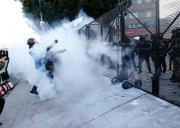 Dozens arrested for failing to disperse after ‘No Kings’ rally in Los Angeles