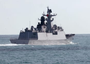 Chinese warships, jets conduct combat patrol near disputed South China Sea shoal