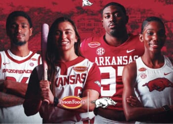 Arkansas Lands Tyson Foods Jersey Patch Deal That Will Put the Logo on All Razorbacks Teams Starting in 2026