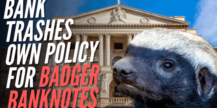 Bank of England Buries Dedicated Expert Advisory Committee to Produce Animal Banknotes Instead – Guido Fawkes