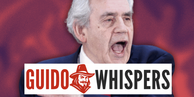 Brown in Town... – Guido Fawkes