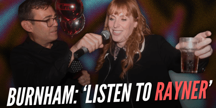 Burnham Backs Rayner's Attacks on Starmer and Mahmood – Guido Fawkes