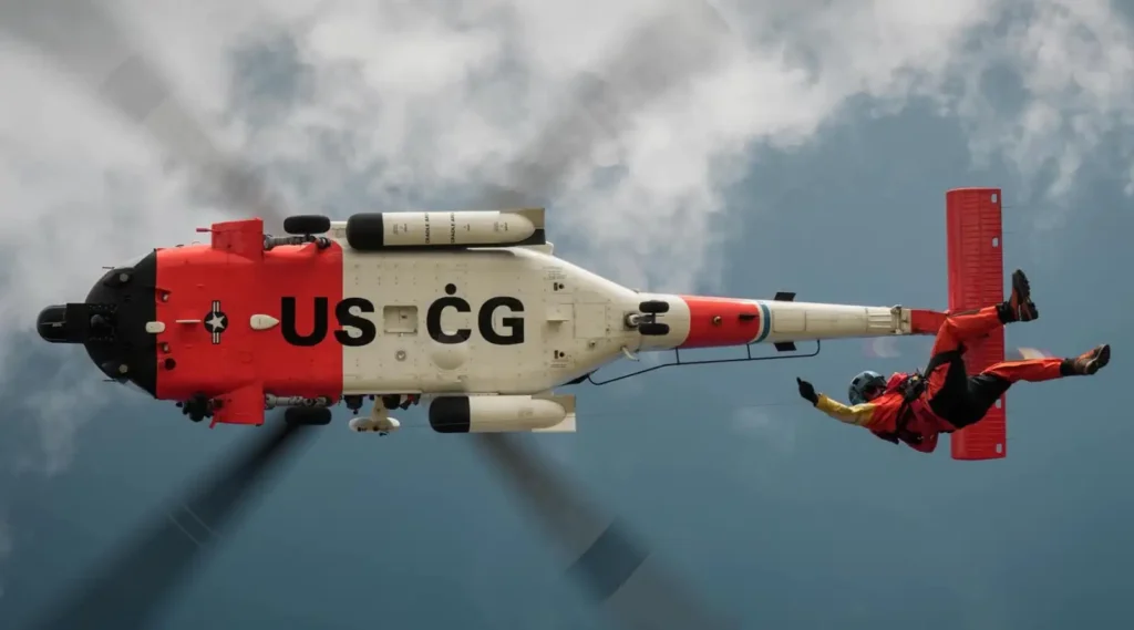 Coast Guard Crew Pulls Off Daring Rescue After Roof Collapse Traps Workers in Hardening Concrete