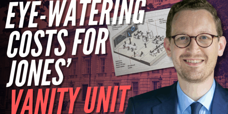 Darren Jones Proposed Spending £300,000 Raising Ceiling of Own Cabinet Office 'Command Centre' – Guido Fawkes