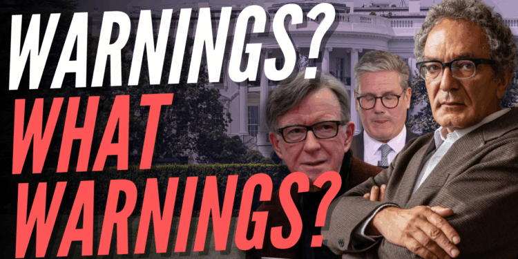 Downing Street Denies Receiving Glasman's Report 'Warning Against Mandelson Appointment' – Guido Fawkes