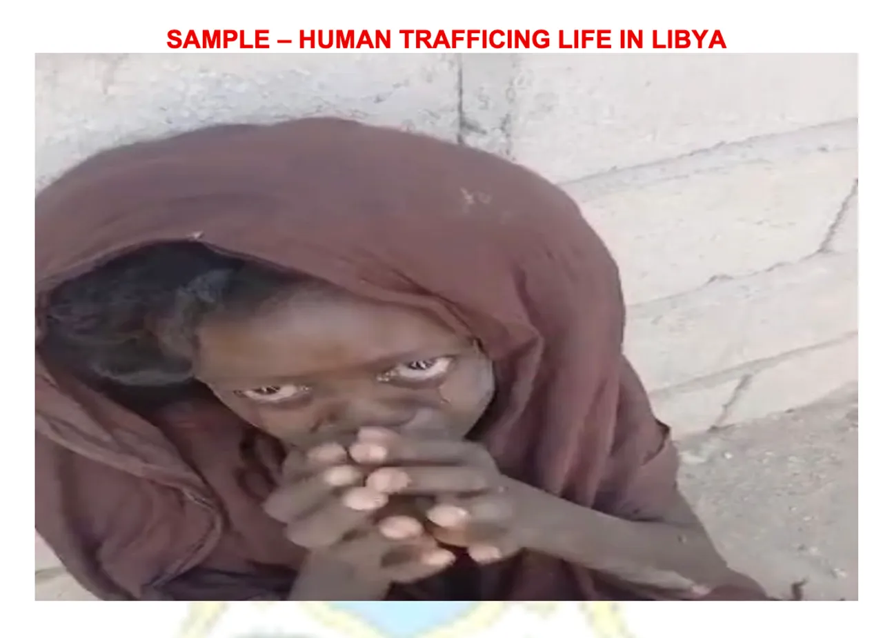 Photo shows a Somali minor during a ransom call to their parents. (Photo shared in a document by Somali lawmaker Dr. Abdillahi Hashi Abib)