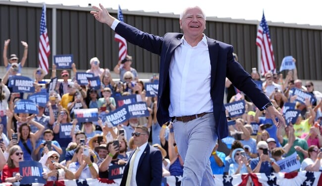 GOP Account Launches Successful Anti-Tiara Attack on Tim Walz for ‘No Queens’ Day – Twitchy