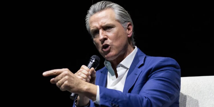 Gavin Newsom Calls GOP Senator ‘Racist Piece Of Sh*t’