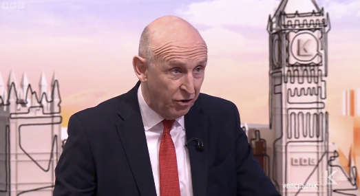 John Healey Refuses Six Times to Say if UK Backs Strikes on Iran