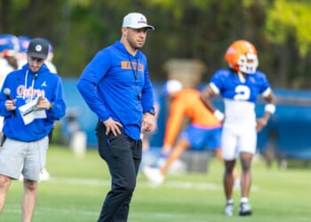 Jon Gruden Tells Florida to Lead Nation in Effort and “Wake Up This Beast” in Pep Talk at Gators Coaches Clinic