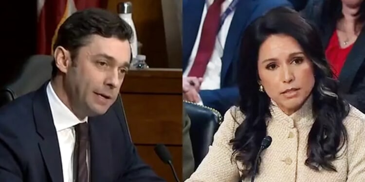 Jon Ossoff Grills Tulsi Gabbard On Whether Iran Posed Imminent Threat