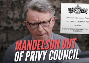 King's Order in Council Striking Mandelson Out of Privy Council – Guido Fawkes
