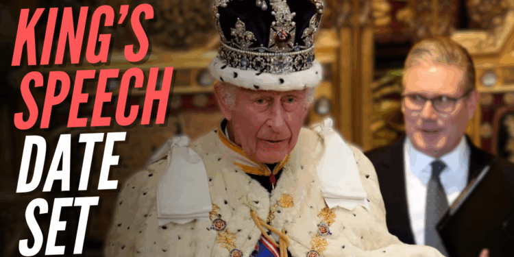 King’s Speech Set for 13th May, Days After Local Elections