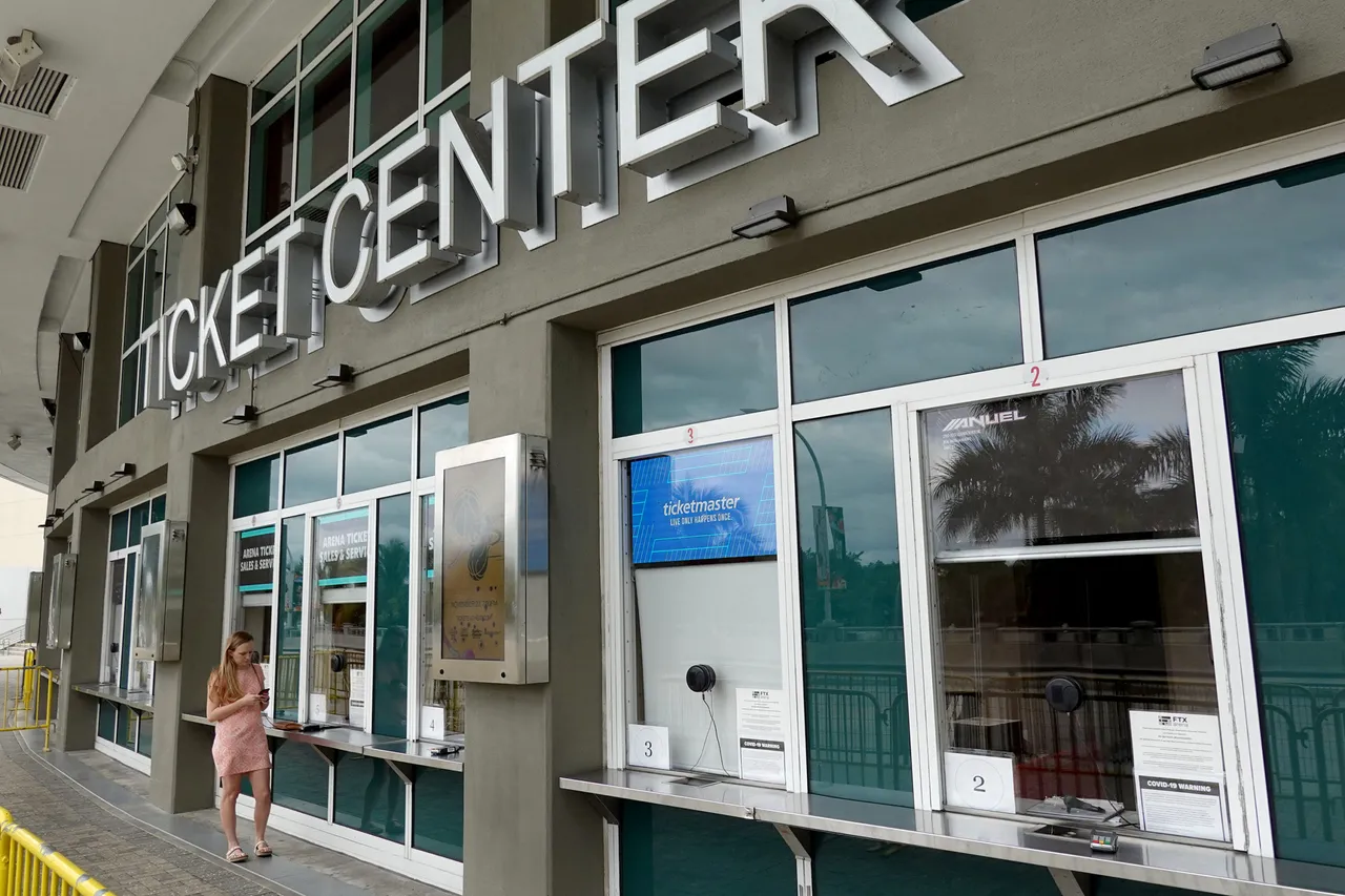 MIAMI, FLORIDA - NOVEMBER 18: : A ticketmaster sign hangs on the wall at the FTX Arena ticket window on November 18, 2022 in Miami, Florida. The Justice Department is reportedly investigating the parent company of Ticketmaster for possible antitrust violations, this follows the news that Taylor Swift concert ticket sales overwhelmed the Ticketmaster system. (Photo by Joe Raedle/Getty Images)