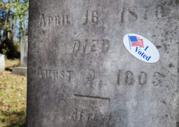 Michigan Democrats Caught Putting Dead People BACK ON the Voter Rolls After They Were Removed [WATCH]