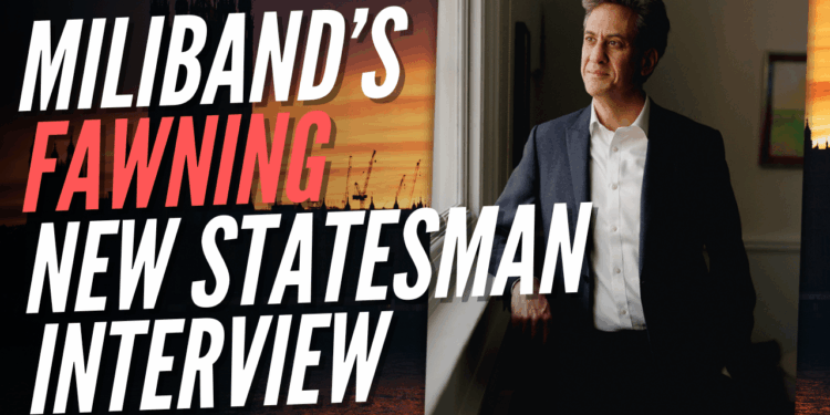 Now It's Miliband's Turn for a Glossy New Statesman Profile – Guido Fawkes