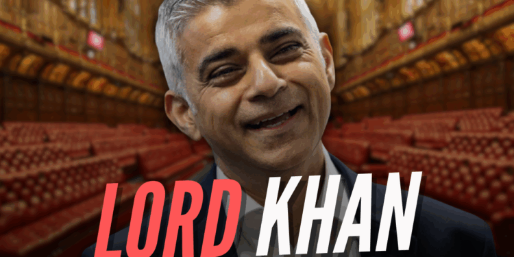 Starmer Set to Make Sadiq Khan a Lord – Guido Fawkes