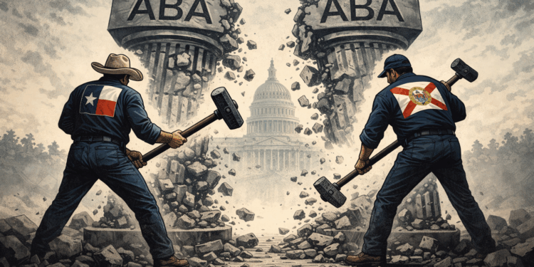 Texas and Florida Shatter the ABA’s Gatekeeping Power | The American Spectator