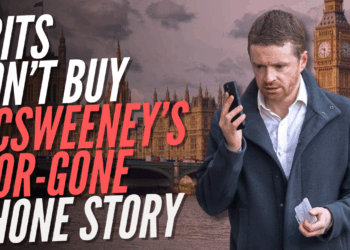 Three Quarters of Brits Think McSweeney Faked His Phone Theft – Guido Fawkes