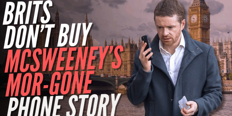 Three Quarters of Brits Think McSweeney Faked His Phone Theft – Guido Fawkes